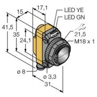 Turck Reflexions-Lichttaster QS18VP6LDQ8