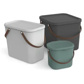 Rotho Albula Aufbewahrungsbox 40 x 40 x 34 cm 1-tlg. grün