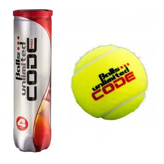 Balls ... unlimited Code Red Tennisbälle - 4er Dose