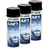 Lackspray Spraydose Sprühlack Cars Dupli Color 385865 schwarz glänzend 3 X 400 ml