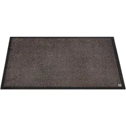 Fußmatte »Protect, Made in Belgium«, rechteckig, 8 mm Höhe, Schmutzfangmatte, antibakterielle Eigenschaft, waschbar, rutschhemmend, 57231748-0 braun 8 mm
