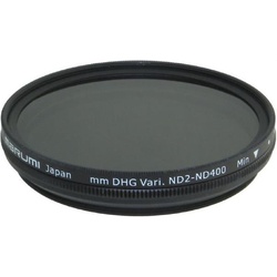Marumi ND2-ND400-Serie Variabel DHG (55 mm, ND- / Graufilter), Objektivfilter, Schwarz