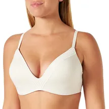 SLOGGI Damen sloggi Wow Embrace PU Bügelloser BH Weiß (White Light Combination M015) XS - 65C