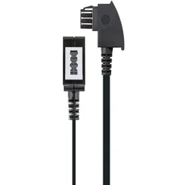 Schwaiger Schwaiger® Verlängerungskabel TAE universal schwarz
