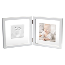 BABY ART Geschenkbox Baby Art Hand-/Fußabdruck-Rahmen My Baby Style Kristallweiß