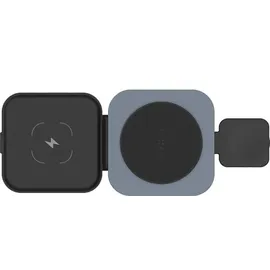 FIXED MagFlex Alu 3in1 faltbar mit MagSafe Unterstützung 15W+2.5W+3.5W grau