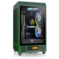 Thermaltake The Tower 200 Mini-Tower Mini-ITX Gehäuse Sichtfenster Racing Green