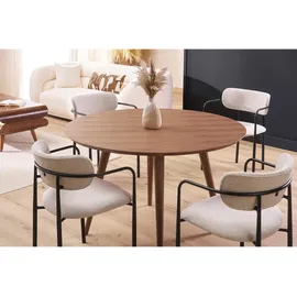 miliboo Livia Ø 120 cm braun