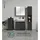 mokebo Der Matrose Bad-Beistellschrank 33 x 91 x 34 cm Schwarz