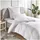 Traumschlaf Uni Delya Musselin weiss 200 x 220 cm + 2 x 80 x 80 cm