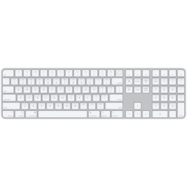 Apple Magic Keyboard mit Touch ID und Ziffernblock INT silber/weiß