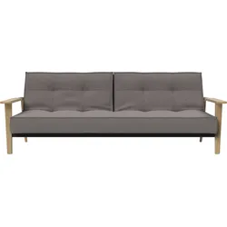 INNOVATION LIVING TM Schlafsofa »Splitback Frej, Dauerschlafsofa, bequem mit Federkernunterfederung«, mit stabilen Armlehnen, in skandinavischem Design INNOVATION LIVING TM grey