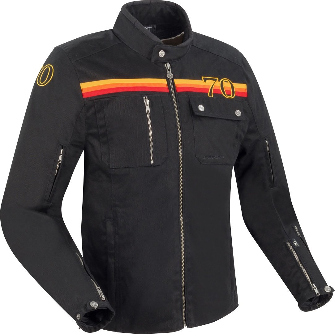 Segura Mamba Motorrad Textiljacke, schwarz, Größe XL für Männer