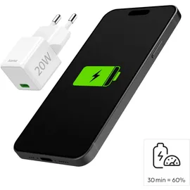 Hama Schnellladegerät »Super-Mini-Charger« 20 W, weiß