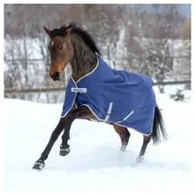Bucas Freedom Turnout Weidedecke 150g 100 cm Navy/Silver