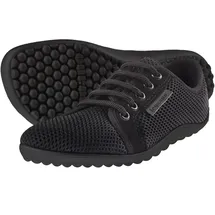 Leguano aktiv lavaschwarz, schwarze Sohle 34