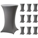 Trutzholm Stehtischhusse Stretch Anthrazit Ø 80 cm 10er Set