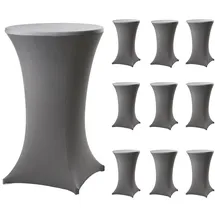 Trutzholm Stehtischhusse Stretch Anthrazit Ø 80 cm 10er Set