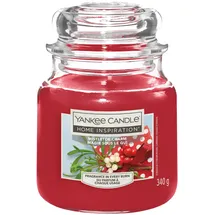 Yankee Candle Mistletoe Charm Duftkerze 340 g rot