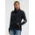 Soccx Damen Strukturierte Sweatjacke mit hohem Kragen Navy Blue, S - S