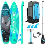 Bluefin Cruise 10'8 Aufpumpbares Paddleboard| SUP-Board für Erwachsene| Bluefin Cruise 10'8 SUP| Tragbar & Reisesicher | Paddleboard-Paket| Inklusive Paddleboard-Zubehör
