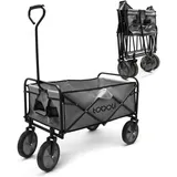 toboli Bollerwagen faltbar grau