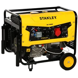 Stanley SG 4200B - Benzin Stromerzeuger - AVR - 4,3 kW - Dauerbetrieb 4,0 kW dreiphasig