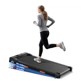 UMAY Walking Pad mit Steigung 15%, 10KM/H Laufband für Zuhause mit Steigung und Geräuscharmer Motor, Laufband Schreibtisch Max. Unterstützung 136KG