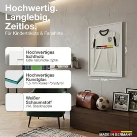 K-Möbel Trikotrahmen Holz Weiß 50x70 cm 4er Set