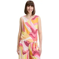 Betty Barclay Rundhals-Shirt mit Raffung in Rosé/Yellow | Gr.: