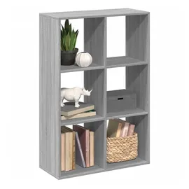 vidaXL Bücherregal 69,5 x 29 x 103,5 cm Grau