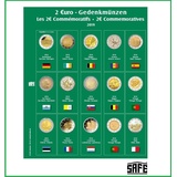 Safe 7341-23 Münzblatt mit Vordruck für 2 EURO 2019