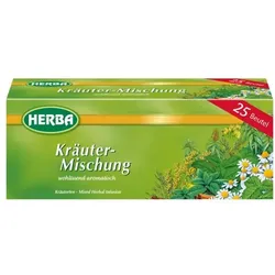Herba Herba Kräutertee-Mischung Tassenportion, 25 Stück