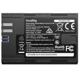 SmallRig 5298 USB-C Camera Battery with Power Disp