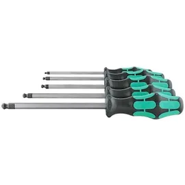 WERA Sechskant-Kugelkopfschraubendreher-Satz, mit Kraftform-Heft, 5-teilig