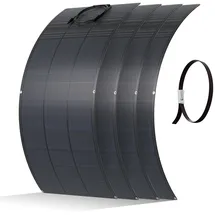 ECO-WORTHY 4 Stück Flexibles Solarpanel monokristallin 200 W