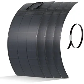ECO-WORTHY 4 Stück Flexibles Solarpanel monokristallin 200 W