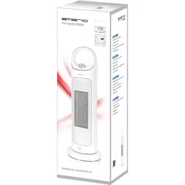 EMERIO ECO Keramikheizlüfter 2000 W Silber