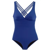 LASCANA Badeanzug Damen Blau 42 Cup B