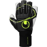 Uhlsport Absolutgrip Flex Frame Carbon, Kinder und Erwachsene Torwarthandschuhe, Jaune Fluo/Noir, 8.5