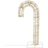 ECD Germany LED Zuckerstange 75 cm Metall 26x75x40 cm Gold