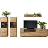 MCA Furniture MCA Wohnwand Girona Holz Braun Eiche