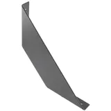 SO-TECH® Wandregalhalter Regalkonsole RK06 schwarz Stahl Regalwinkel für Holzplatten, 1-tlg., Tragkraft je Paar: 15 kg schwarz