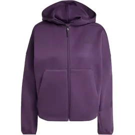 adidas Z.N.E. Kapuzen-Sweatjacke Damen KC4569 - aurora plum L