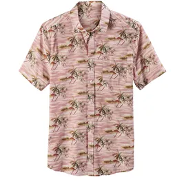Beachtime Hawaiihemd Regular Fit Rosa / Rot XL