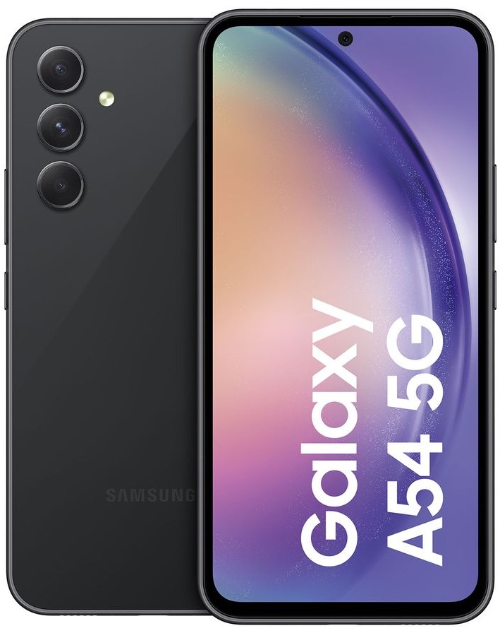 Samsung Galaxy A54 5G Smartphone, Farbe:Awesome Graphite - Dual Sim, Speicherkapazität:128 GB