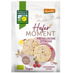 Bohlsener Mühle Hafer Moment Preiselbeere Zitrone Kekse demeter