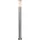 QAZQA Außenleuchte Stahl 110 cm inkl. E27 LED-Lampe silber
