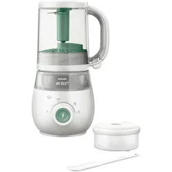 Philips Avent 4-in-1 Babynahrungszubereiter, SCF 885/01, weiss