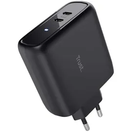 Trust Maxo Dual USB-C Schnellladegerät 65W Schwarz